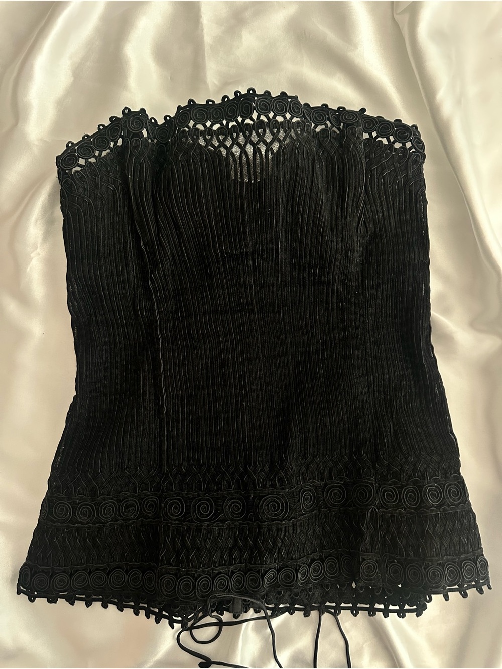 NWOT La Perla DEADSTOCK iconic vintage  Y2K La Perla black  corset - Picture 5 of 16